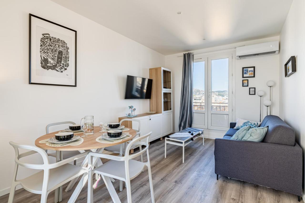 Appartamento Marseille: Superbe Vue Sur Notre-Dame De La Garde Esterno foto