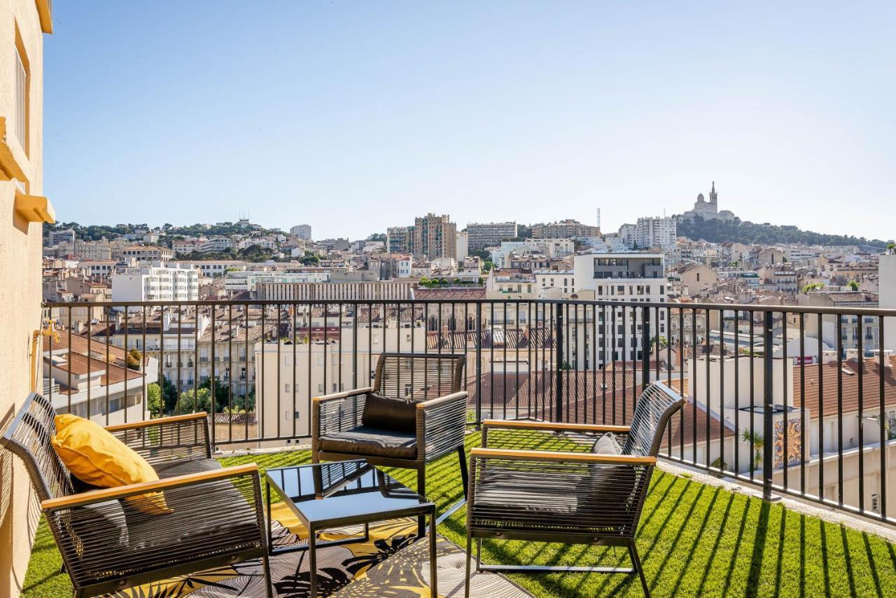 Appartamento Marseille: Superbe Vue Sur Notre-Dame De La Garde Esterno foto