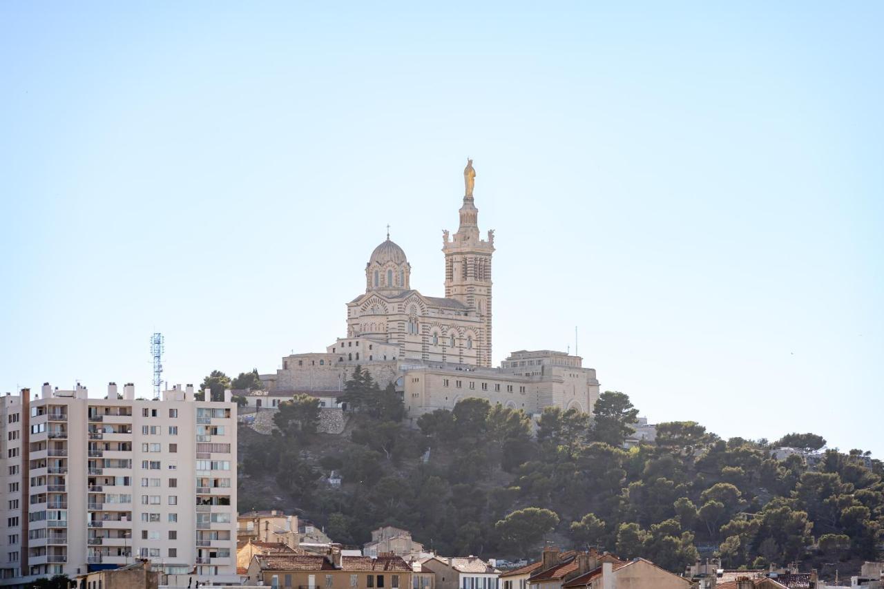 Appartamento Marseille: Superbe Vue Sur Notre-Dame De La Garde Esterno foto